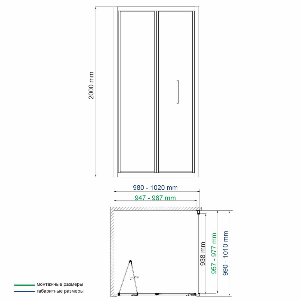 WasserKRAFT Weser 78F19 Душевой уголок