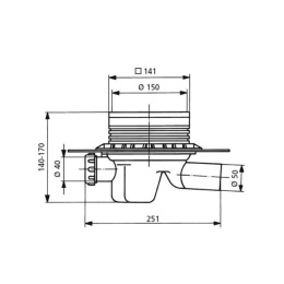 Фото Душевой трап Sanit (40.003.00..0000)