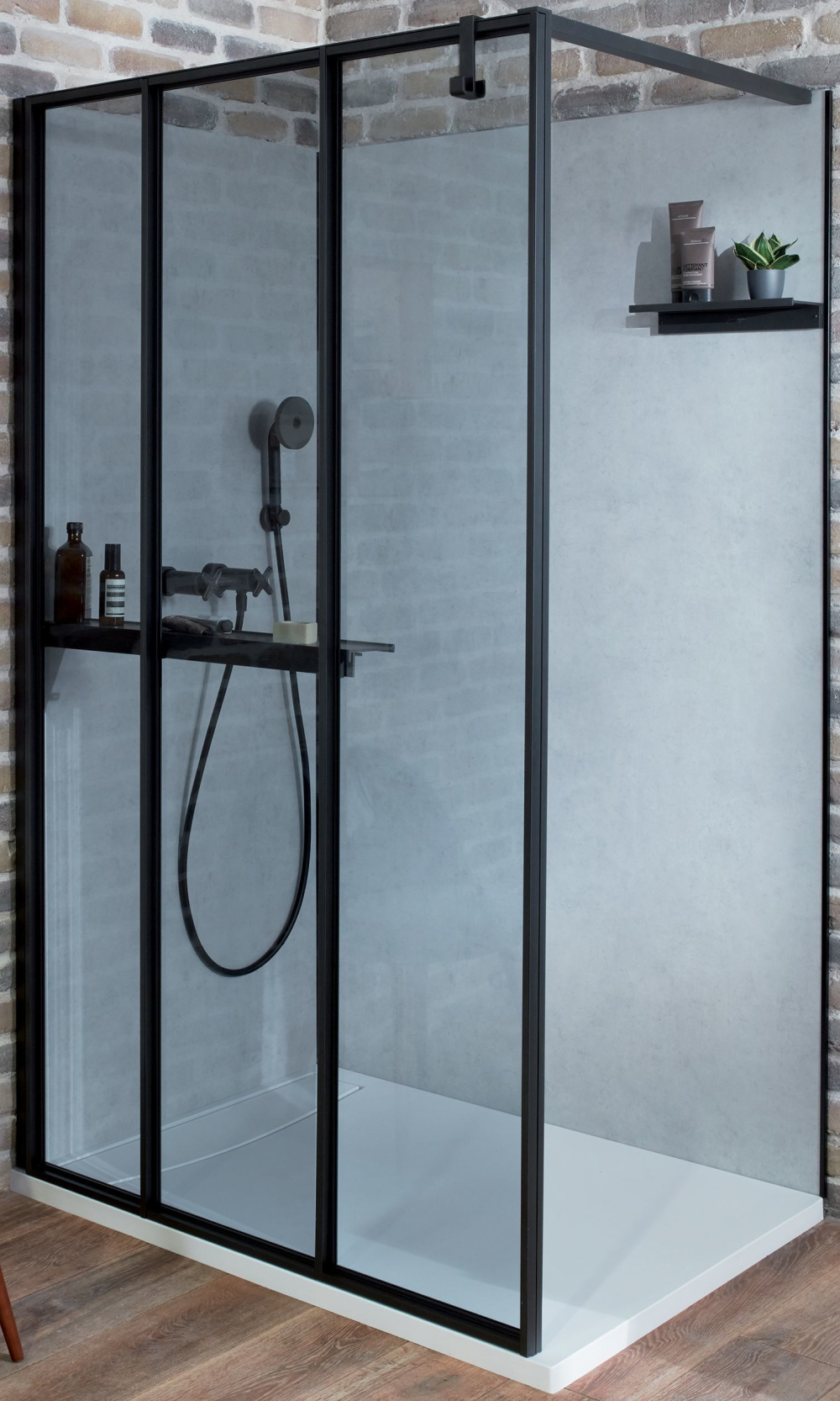 Фиксированное душевое ограждение Jacob Delafon E94WI40-MZ