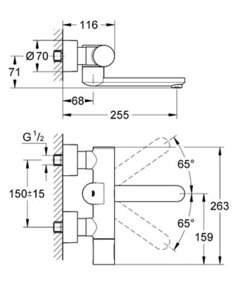 Фото Grohe Eurosmart Cosmopolitan 36333000 Термостат для раковины, электронный
