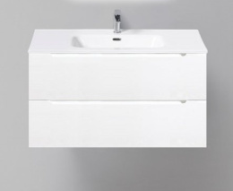 Фото Тумба под раковину Belbagno Etna ETNA-900-2C-SO-BL-P 90 см, подвесная, цвет белый глянцевый