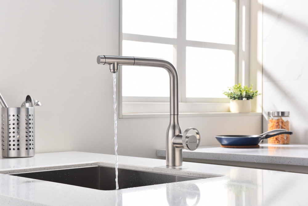 Смеситель для кухни Paulmark Urban (Ur213104-NI) никель