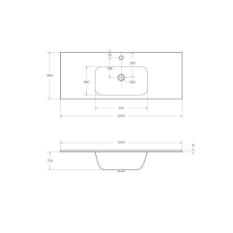 Мебельная ручка CEZARES ECO RS155HCP.4/160 (24 см)