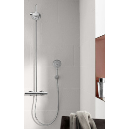 Смеситель для душа Axor Citterio M 34635820, термостатический, шлифованный никель