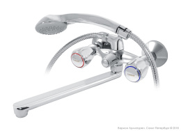 Фото Смеситель для ванны/раковины Парма, плоский излив 330 мм Варион 1014182