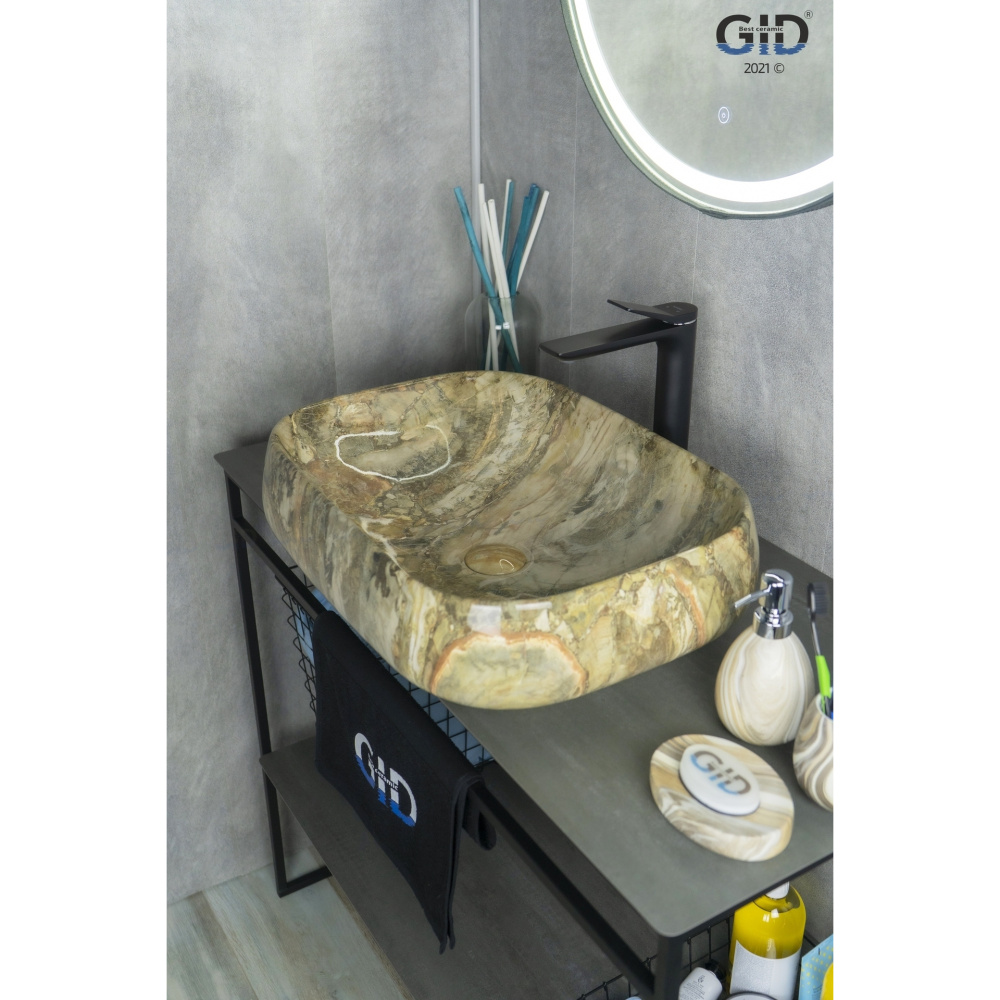 Раковина накладная Gid Mnc186