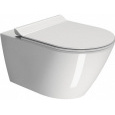 Унитаз подвесной Gsi Kube X 9413FR511 безободковый, белый глянцевый