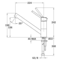 Teka Aura 509130210 Смеситель для мойки