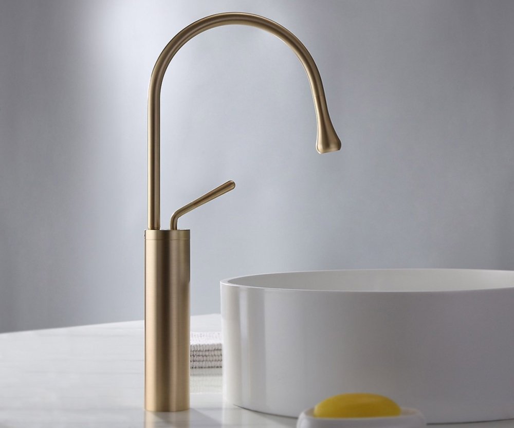 Фото Смеситель для раковин Bronze de Luxe Scandi (9015BR) бронза