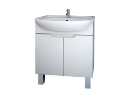 Тумба под раковину Dreja David 65 D, белый лак