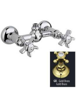 Фото Смеситель Nicolazzi Tradizionale 1425GB18 для душа, гальваническое золото/Dames Anglaises