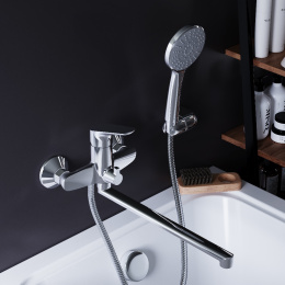 Смесители для ванны с душем Смеситель для ванны и душа Damixa Jupiter (779500001) хром