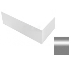 Фото Фронтальный экран + боковой для ванны Pannolux для Capsule 140 х 90 см, E6D133-D29, цвет - металличе