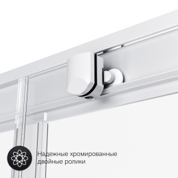 Душевое ограждение 100х80 Am.Pm Gem (W90G-404-100280-MT) прозрачный
