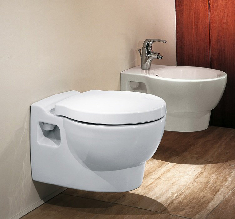 Подвесной унитаз Jacob Delafon Ove E1585-00 в комплекте с сиденьем E70005 SoftClose