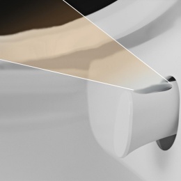 Фото Унитаз подвесной Villeroy & Boch ViClean-I V0E200R1 с функцией биде, альпийский белый CeramicPlus