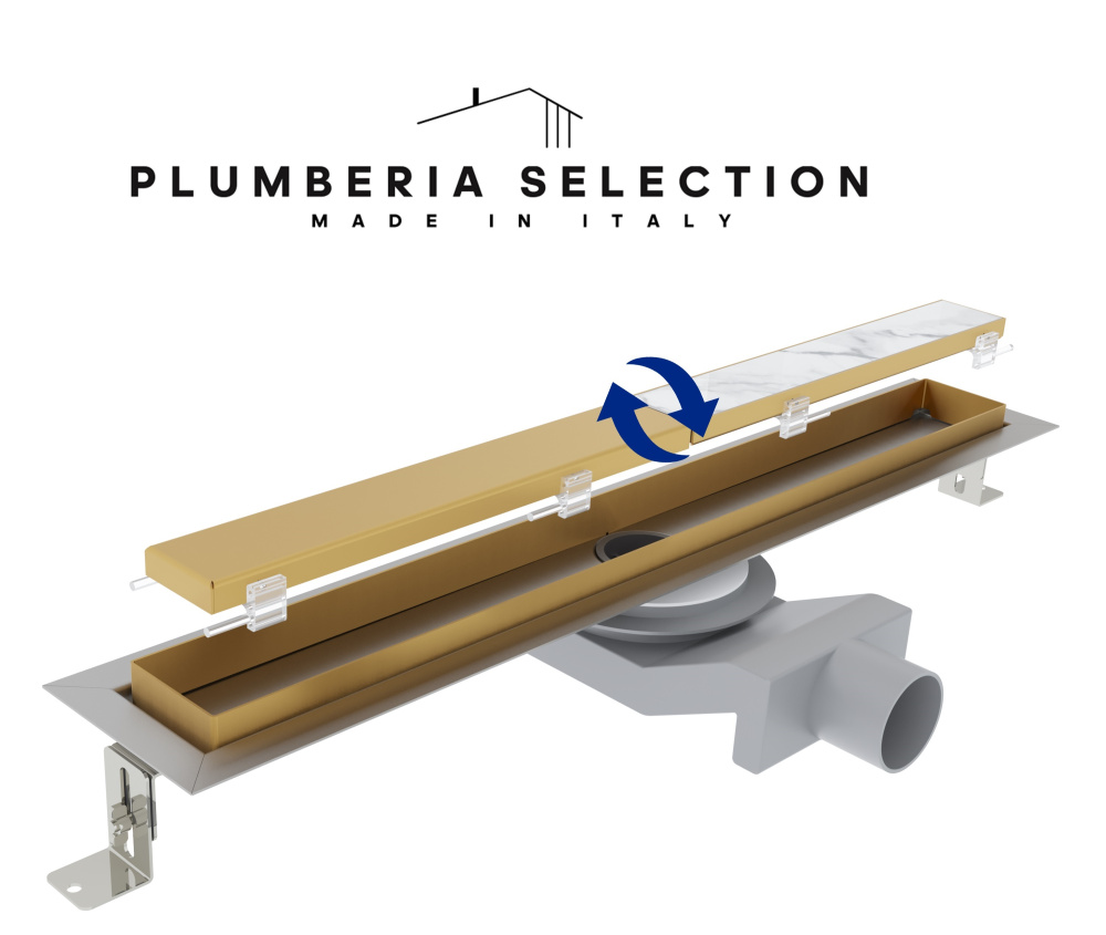 Душевой трап Plumberia Selection PST IN-TILE PST90OB