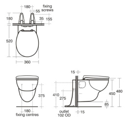 Ideal Standard Contour 21 S307601 Подвесной унитаз