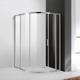 Душевой уголок Cezares Molveno-RH-11-120/110-C-Cr-IV, 120 x 110 x 190 см, стекло прозрачное, хром