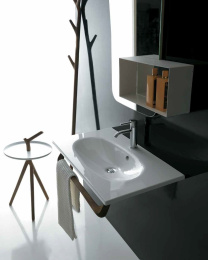 Раковина 85 см Galassia Ergo (7102), цвет белый