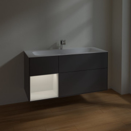 Villeroy Boch Finion G060GFGJ Тумба под раковину 1196х498 мм (glossy white/anthracite matt)