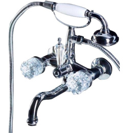Фото Смеситель для ванны Boheme Crystal (273-CRST) хром