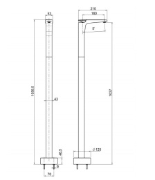 Смеситель для раковины F3921CR FIMA Carlo Frattini Eclipse