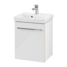 Фото Villeroy Boch Avento A88701B4 Тумба под раковину 430х352 мм петли правые (белое стекло)