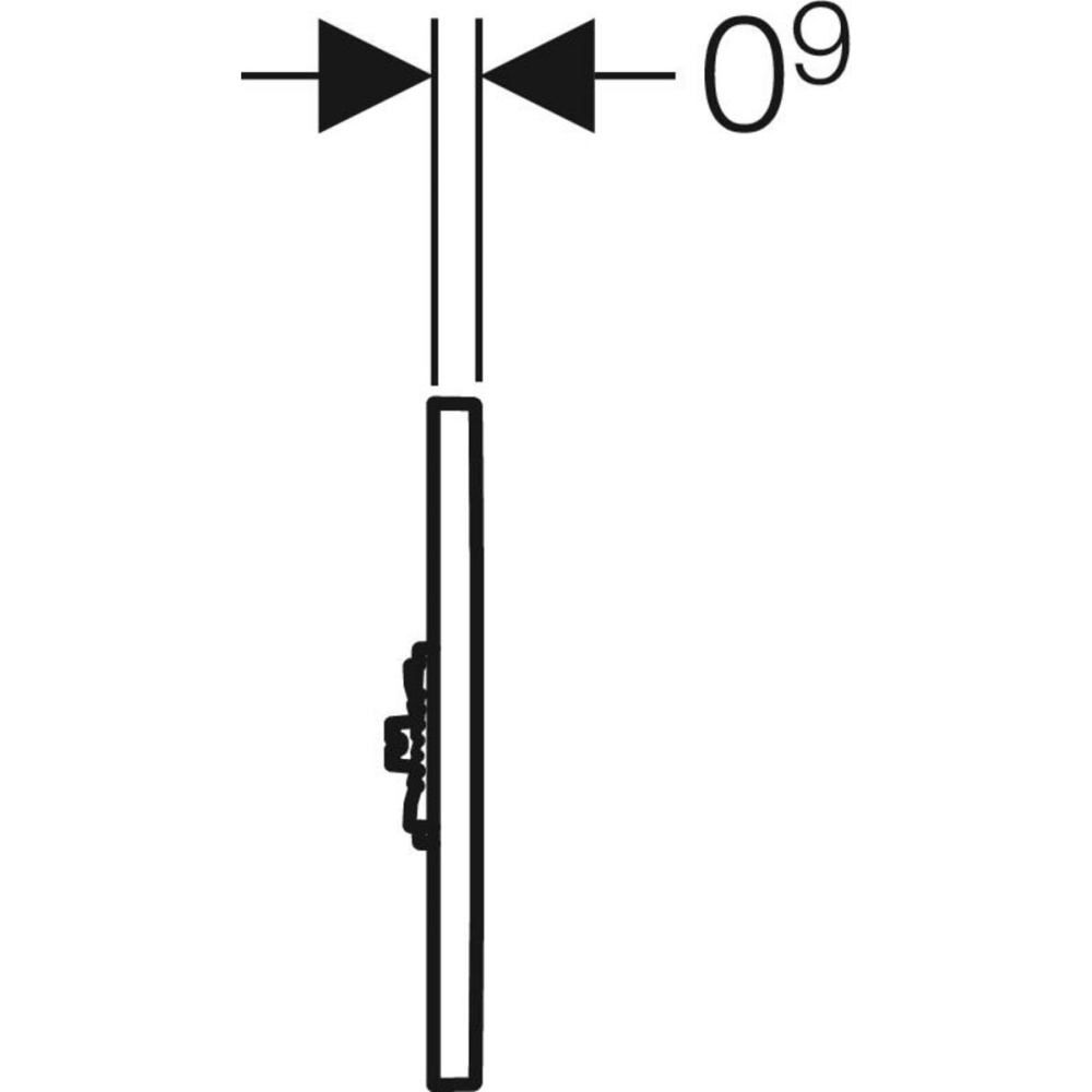 Кнопка смыва Geberit Sigma 01 (116.021.46.5) серый