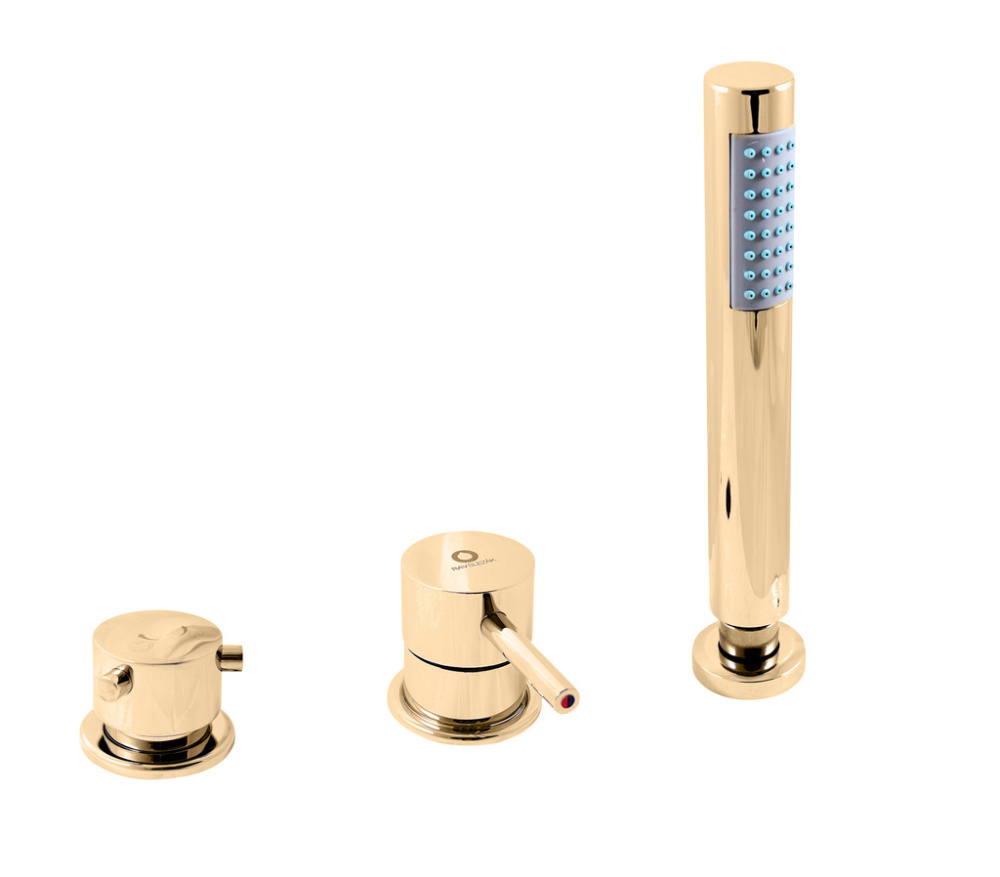 Rav Slezak SE975.5PZ SEINA смеситель каскадный на 3 отверстия залив воды через слив-перелив