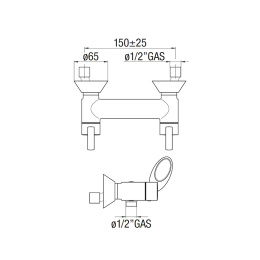 NOBILI Oz T3 OZ230/T3CR - Смеситель для душа (хром)