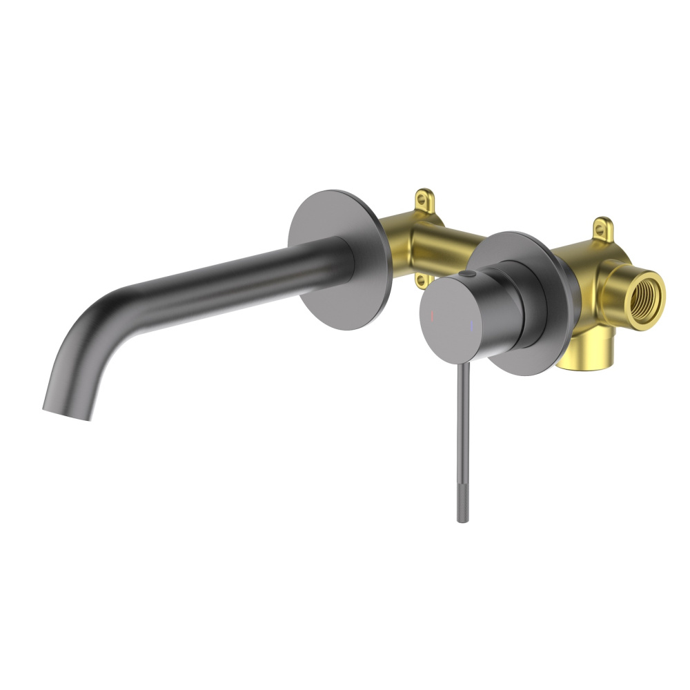 Фото Смеситель для раковины встроенный Timo Saona 2372/18SM черное золото