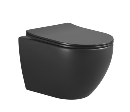 Фото Унитаз подвесной Boheme Nero (961) черный