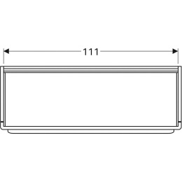 Geberit My day 824130000 Тумба для раковины, с ящиками выдвижными