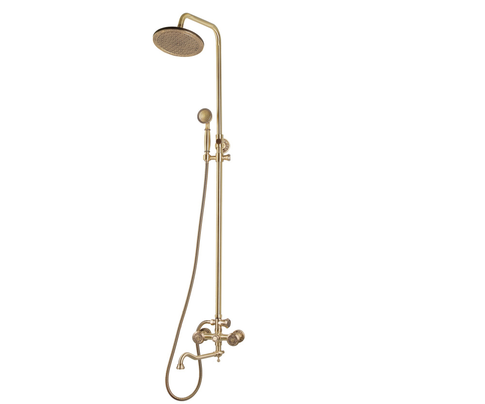 Комплект двухручковый для ванны и душа Bronze de Luxe Royal (10121DR) бронза