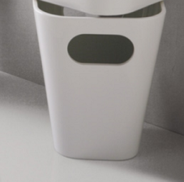 Бельевая корзина Azzurra Tandem ULI CES bi под раковину, белый