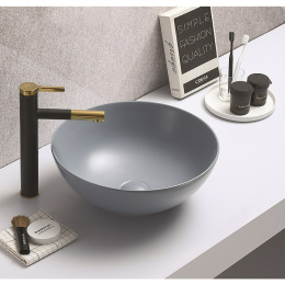 Раковина 41,5 см CeramaLux (104MHL-4голубой) Круглая