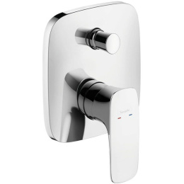 Смеситель для ванны Hansgrohe PuraVida (15445400) хром, белый