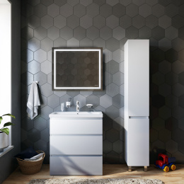 Шкаф-колонна Am.Pm Gem S (M91CSR0306WG) белый, глянцевый
