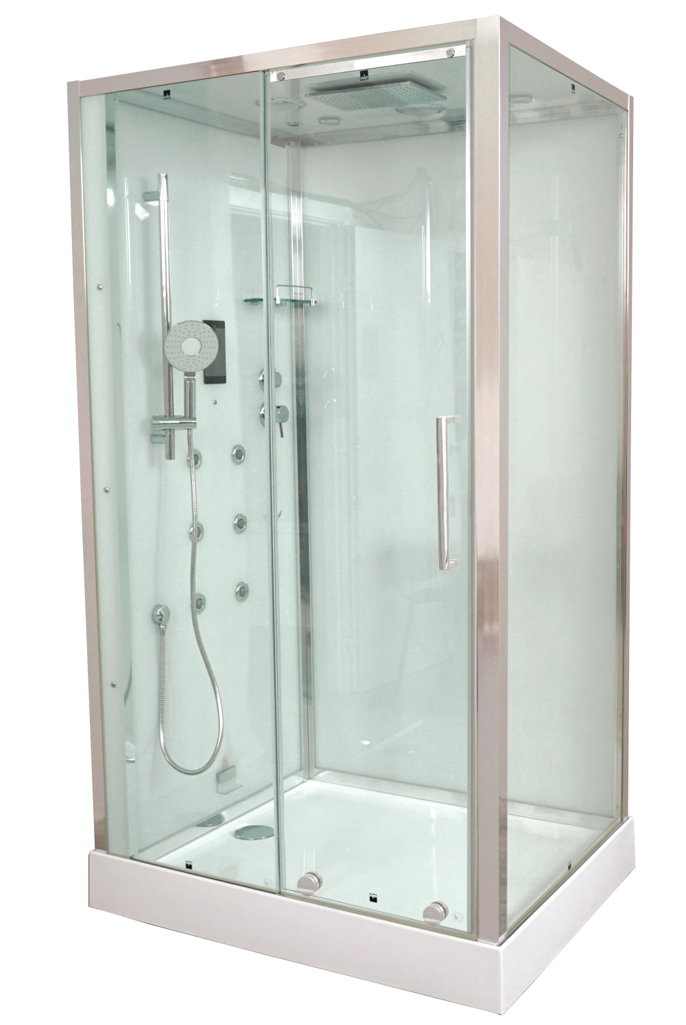 Фото Душевая кабина 120x90x220 Timo (H-510R) С гидромассажем, акрил, Поддон низкий