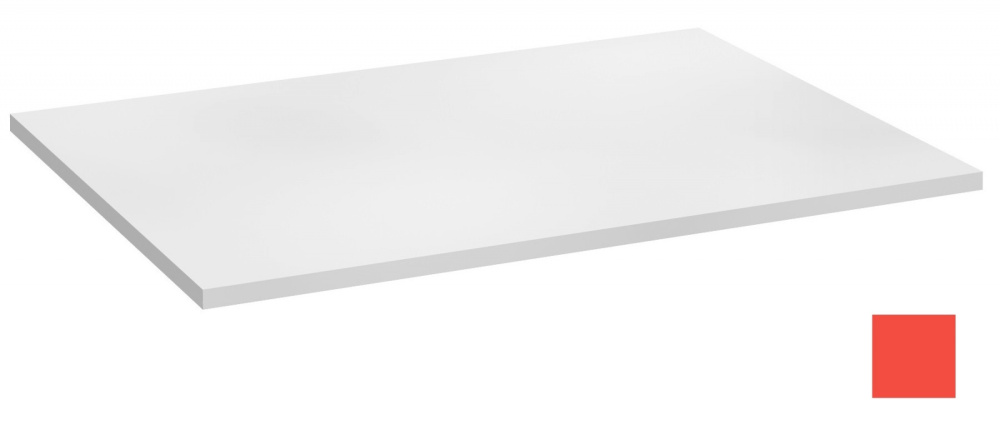 Фото Столешница без выреза под раковину Jacob Delafon Odeon Rive Gauche 90 см, EB2593-М80, цвет алый мато