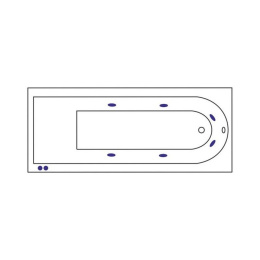 Фото Excellent Actima Aurum WAAC.AUR17HYDRO Ванна 170x70 "HYDRO"