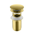 Донный клапан Timo 8011/20 золото шлифованное