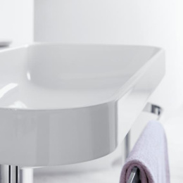 Консоль напольная с умывальником Duravit Happy D.2 Plus HP4838O2222, белый