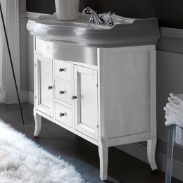 Фото Тумба под раковину Kerasan Retro 734730, цвет белый матовый