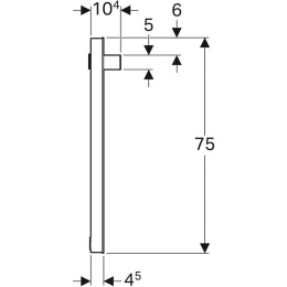 Geberit iCon 840720000 Зеркало, с подсветкой