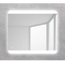Зеркало BelBagno SPC-CEZ-1000-700-LED-BTN 100 x 70 см со встроенным светильником