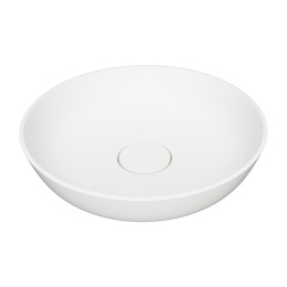Omnires SILK SILKR400BM Умывальник настольный D=40 см (белый матовый)
