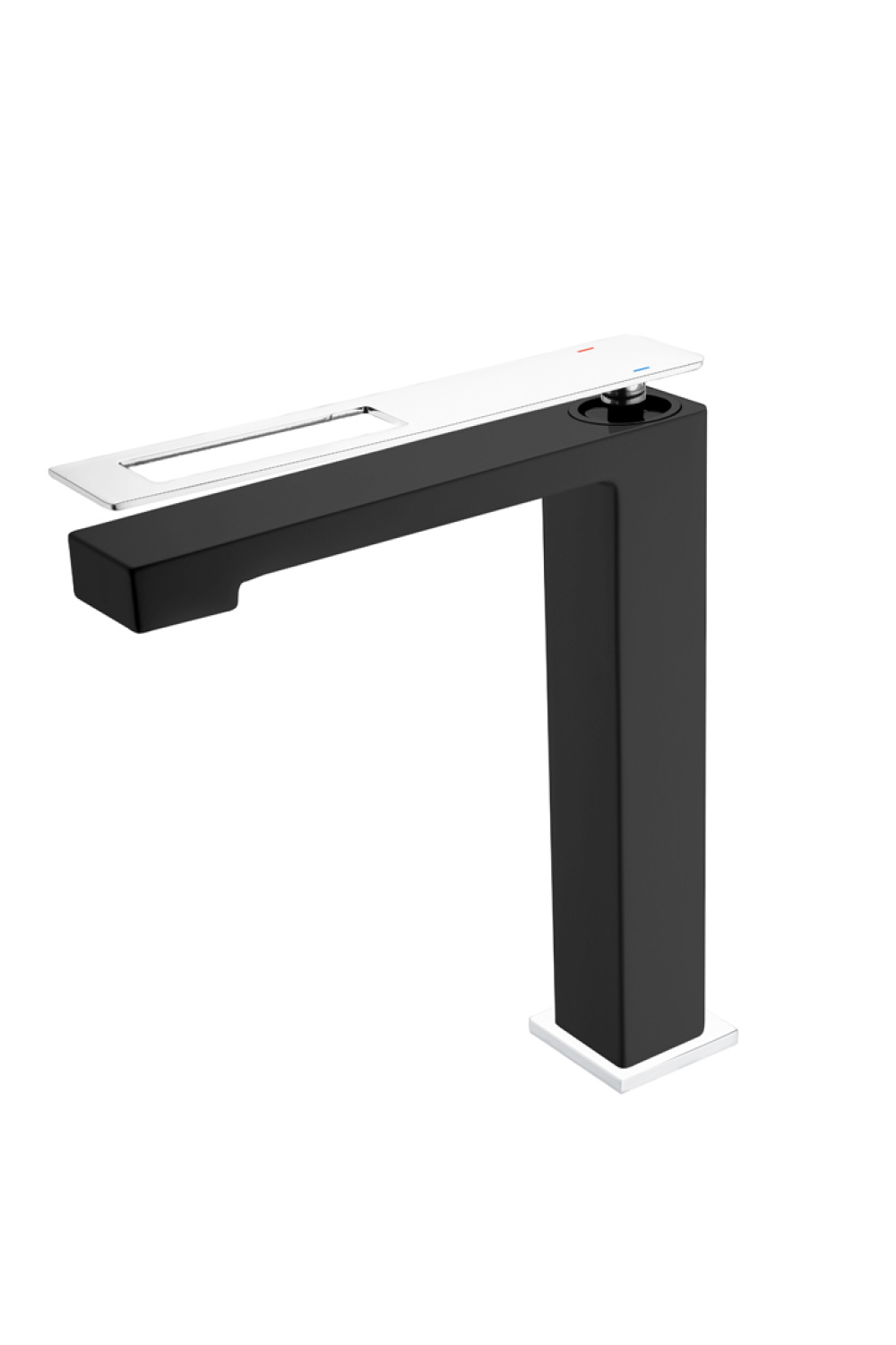 Фото Смеситель для умывальника Boheme Q (142-BCR) черный