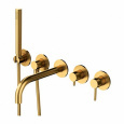 Omnires Y brushed gold Y1237/1GLB Смеситель для ванны скрытого монтажа (брашированное золото)